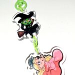 Lovestruck Witches Keychain